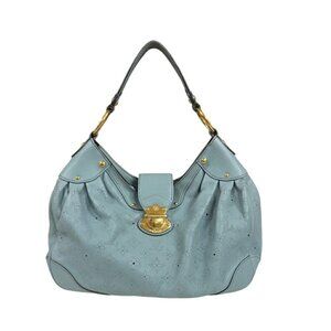 LOUIS VUITTON Blue Monogram Shoulder Bag
